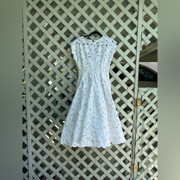 Hope For Flowers Cap-Sleeve Midi Dress - Picture 9 of 9